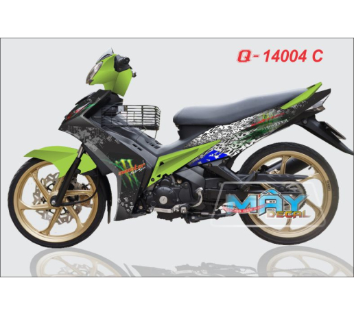Q 14004 C EXCITER 2009 den monster quy black xanh z1000