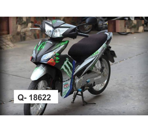 Q- 18622 WAVE RSX 2012 MONSTER TRANG DEN XANH
