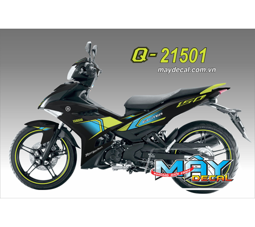 Q 21501 EX 150 NEW  abmc xanh la chuoi green chi line den black REVE YOUR HEART 