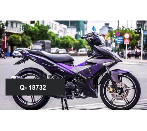 Q- 18732 EXCITER 150 CHI TRON TIM DEN