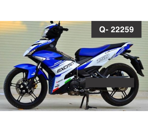 Q- 22259  EXCITER 150  XANH TRANG