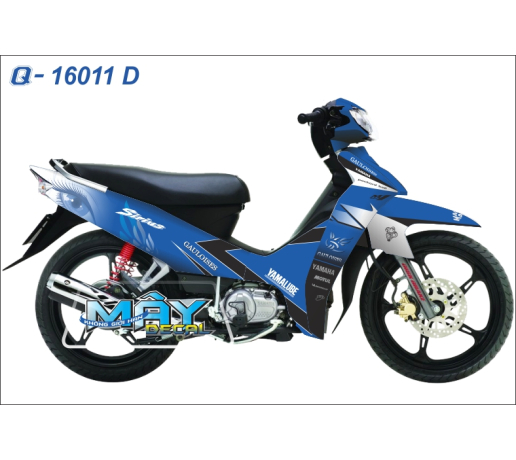 Q 16011 D SIRIUS trang xanh gp white blue con mat eye gauloises