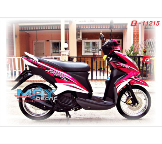 Q 11215 luvias RR hong pink duong net line den black