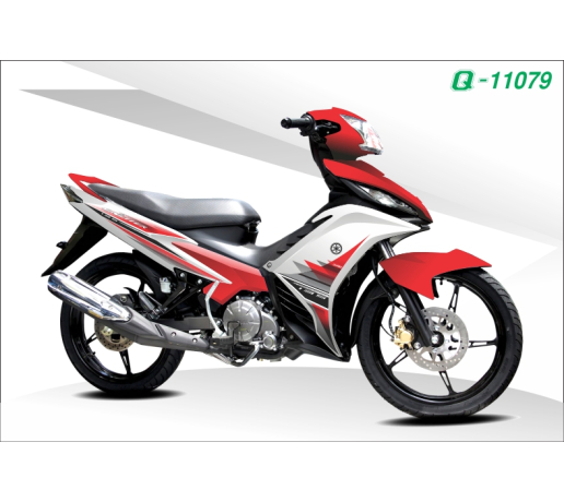 Q 11079 exciter 2011 trang do red white tem roi