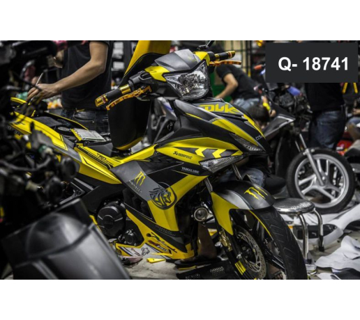 Q- 18741 EXCITER 150 DUKE MONSTER NGUA VANG DEN