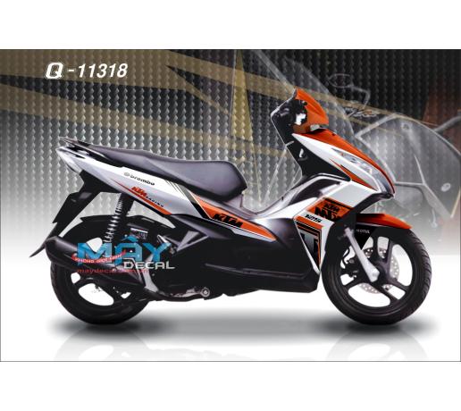 Q 11318 AB 2013 trang white cam oranges den black ktm racing brembo motul  125