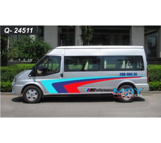 Q- 24511 TRANSIT SOC BMW PERFORMANCE XANH DO