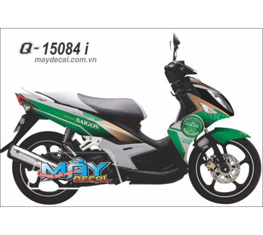 Q 15084 i nouvo lx  bia sai gon xanh la beer trang green xam gray logo dong