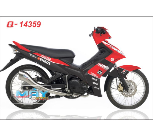 Q 14359 EX 2010 do den black red duong net tem dau logo