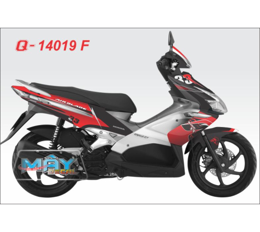 Q 14019 F - Air Blade 1 den ride it duong net line do den red black