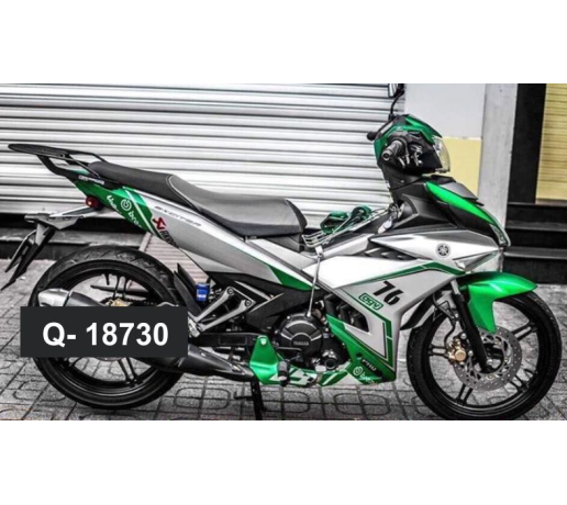 Q- 18730 EXCITER 150 CHI 76 XANH LA BAC