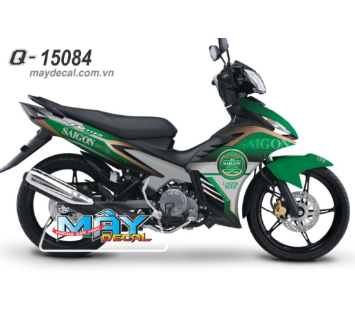 Q 15084 ex bia sai gon xanh la beer trang green xam gray logo dong