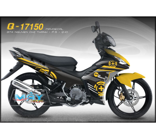 Q 17150 EX 2011 vang den yellow black dau thap speed master