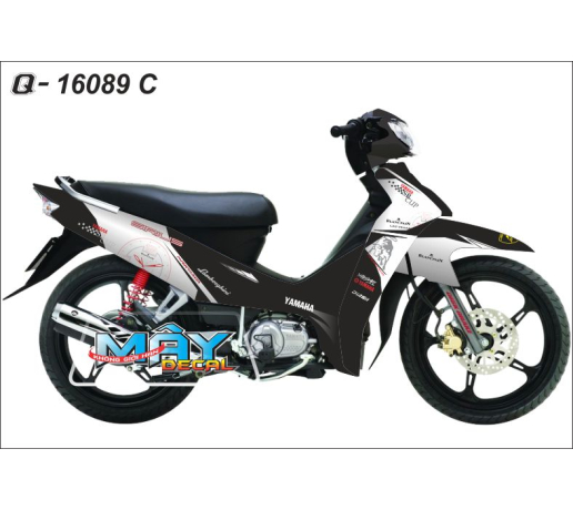 Q 16089 C Sirius lamboghini bo dong ho trang den white black