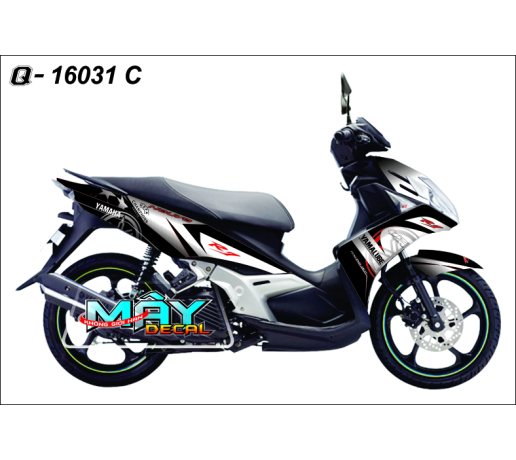 Q 16031 C NO 5 den trang black white yamaha r1 champion