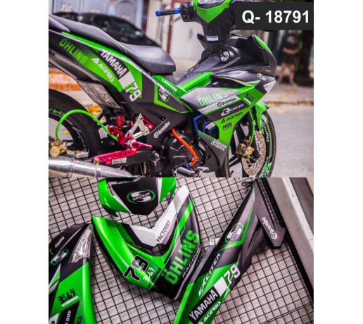 Q- 18791 EXCITER 150 OHLINS RACING XANH LA DEN