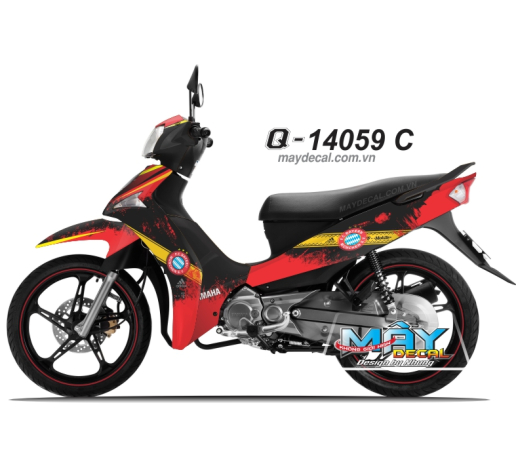 Q 14059 C - Sirius FI do vang yellow red black mobil logo tron den black