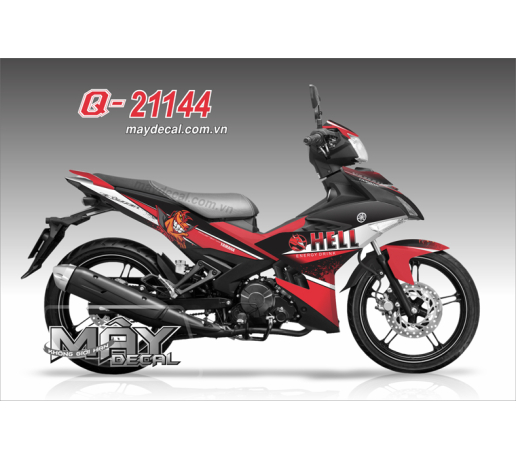Q 21144 EX 150 HELL BOY quy do devil red black hoat hinh