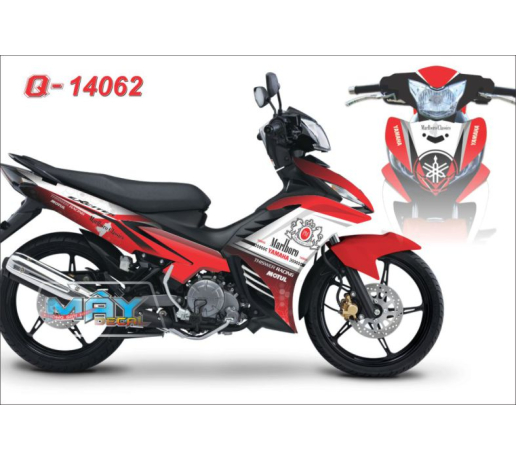 Q 14062 exciter 2011  trang do, Marlboro red white thuoc la