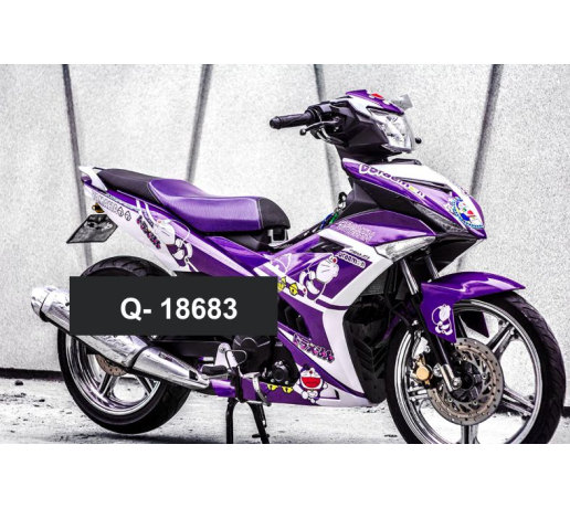 Q- 18683 EXCITER 150 DORAEMON TRANG TIM