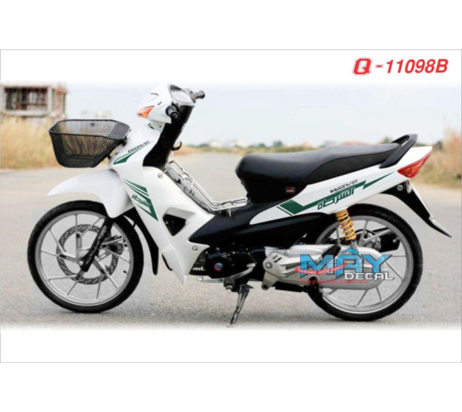 Q 11098 B WAVE ALPHA  duong net line police canh sat xanh la dam