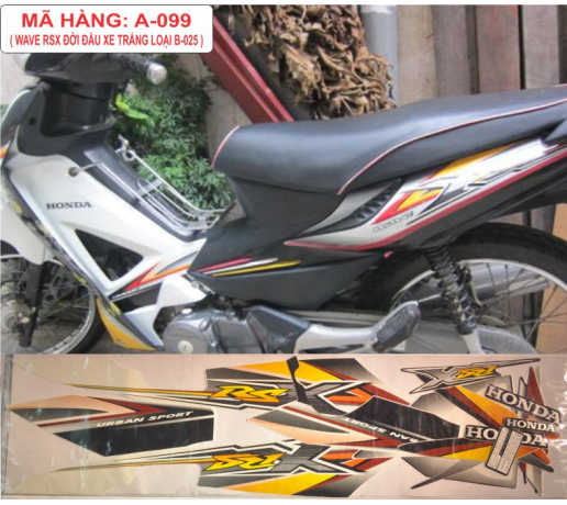 A-099 WAVE RSX DOI DAU XE TRANG LOAI B-025