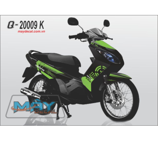Q 20009 K No2 xanh kawa z den black green monster quy devil dau mong tay cao