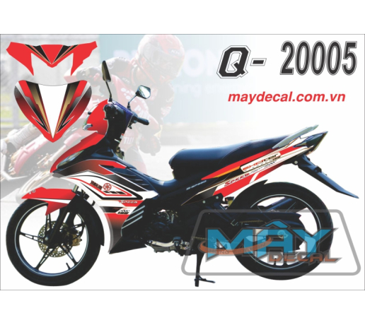 Q 20005 exciter toc do speed do trang den red black white
