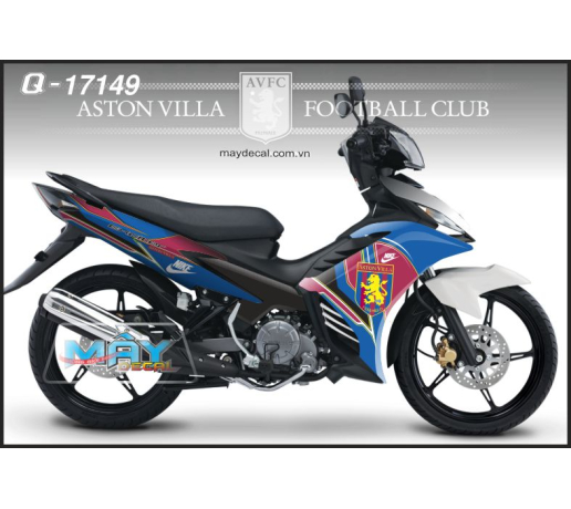 Q 17149 EX 2011 AVFC su tu lion aston villa football club cau lac bo da banh bong the thao sport xan