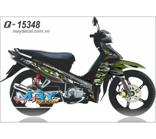 Q 15348 SIRIUS RAN RI camo den xanh ao linh tem roi
