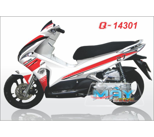 Q 14301 - air blade 2011 cao fox do red trang white duong net line logo racing