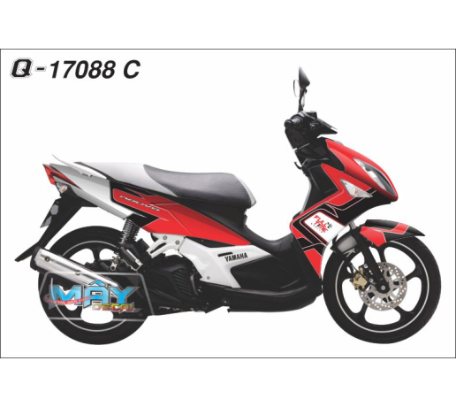 Q 17088 C NO lx duong net line the thao sport do den red black
