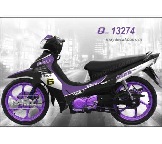 Q 13274 JUPITER MX tim purple den black duong ne tline logo