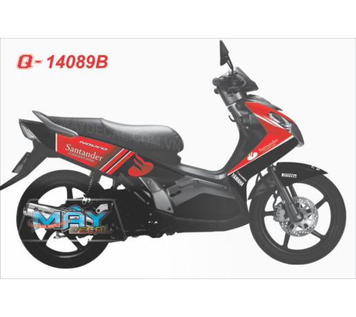 Q 14089B - NO 3 santander logo do red black den logo