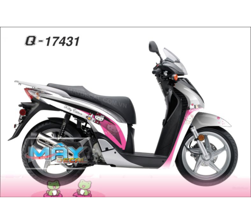Q 17431 SH 2009 trang white hong pink hello kitty meo cat hoat hinh cartoon