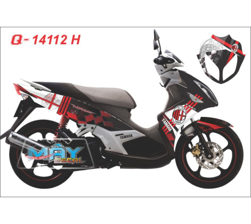 Q 14112 H - NO lx ACM AC milan caro do red black den caro co bong da banh football clb cau lac bo lo