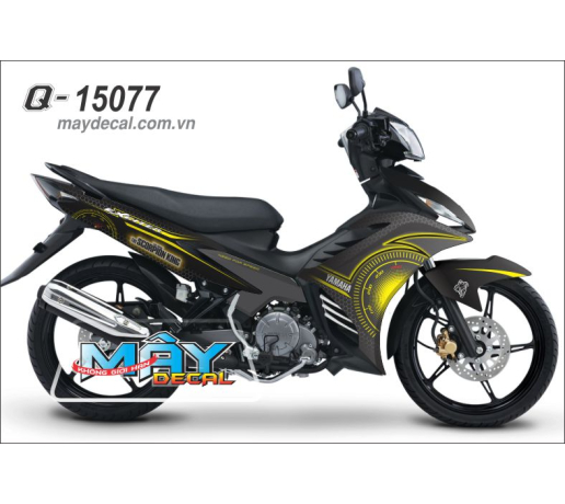Q 15077 exciter vong tron hoa van vang den yellow black scorpion king caro to ong