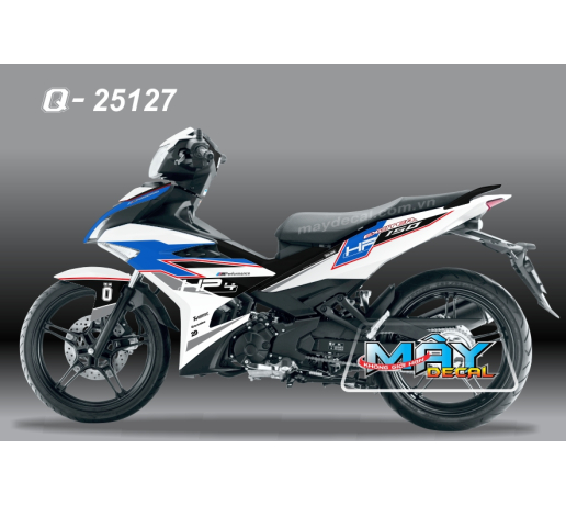 Q 25127 - EX 150 trang white xanh blue den black hp4  hp