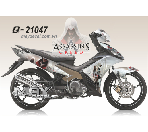 Q 21047 EX 2011 phim game movie tro choi assassin's trang white nguoi man