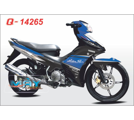 Q 14265 - EXciter xanh gp trang den blue black white moto pro