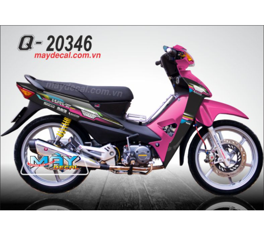 Q 20346 WAVE @ den black trang white hong pink vang yellow eparo rays
