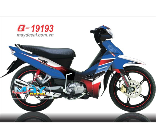 Q 19193 - Sirius do red blue xanh gp duong net line trang white binh
