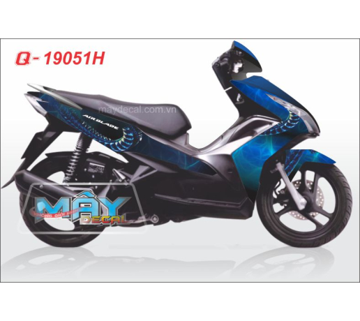 Q 19051H - AB 2013 rong den black dragons xanh duong blue gp