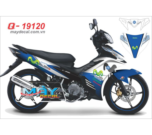 Q 19120 Ex 2011 trang xanh gp monster dau vet mong tay quy cao logo white blue