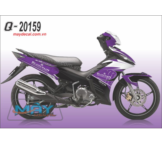 Q 20159 ex 2011 Tim den black purple monster dau vet mong tay quy cao blancpain logo