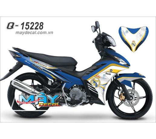 Q 15228 EXCITER bwin real madrid cau lac bo the thao sport bong da banh club clb trang white