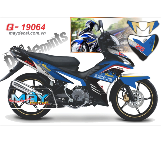 Q 19064 - Exciter Doublemints ban nhac band singum keo cao su nguoi poeple nhom music xanh gp trang 