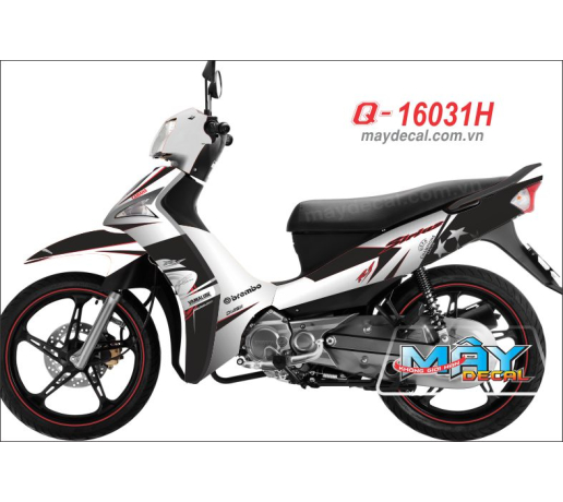 Q 16031H - Sirius Fi den trang black white yamaha r1 champion