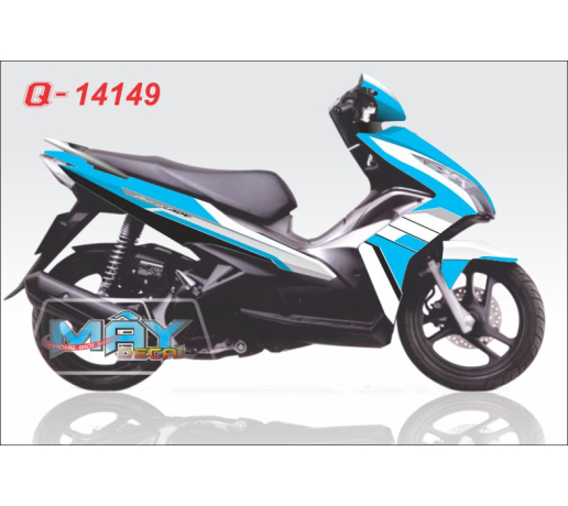 Q 14149 Air blade xanh duong blue white trang line duong net