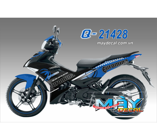 Q 21428 EX 150 EUROMINA caro den black trang white xanh gp 